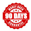 90-day money back guarantee badge